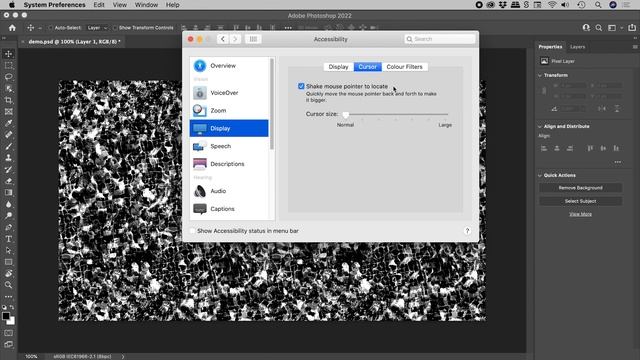 Find Mouse Cursor (Pointer) in Photoshop on a Mac смотреть онлайн