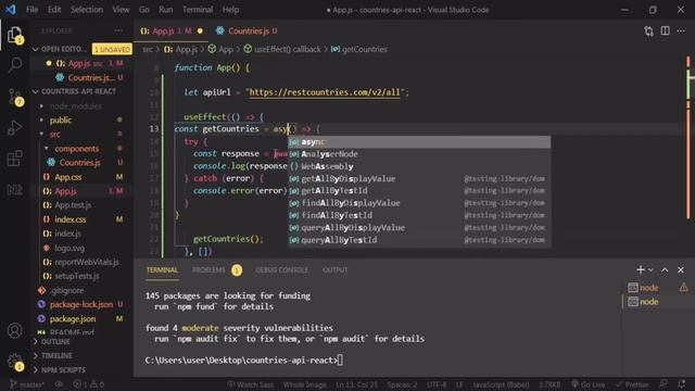 Javascript Frameworks Series (Get & Filter Data From API) – React смотреть онлайн