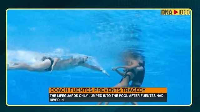 US swimmer Anita Alvarez saved from drowning by coach Andrea Fuentes смотреть онлайн