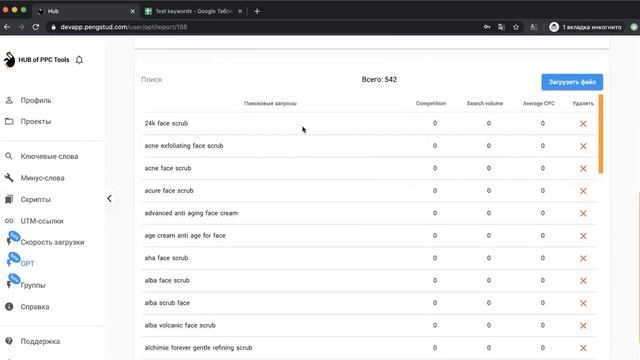Инструкция к Keyword Processor Tool | Hub Of PPC Tools | Агентство контекстной рекламы Penguin-team