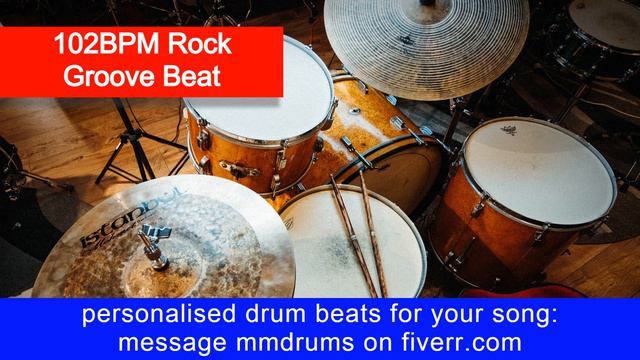 102 BPM - ROCK - 4/4 Drums Backing Track смотреть онлайн