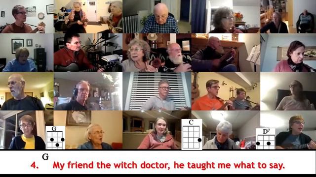 David Seville & the Chipmunks-Witch Doctor-slow vsn(cover)-Ukulele Play Along- Music At Green Gable смотреть онлайн
