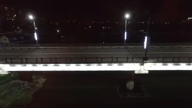 Архитектурная подсветка Герценского моста, г. Орел смотреть онлайн