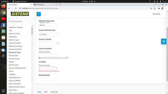 O que é inputText css html javascript смотреть онлайн