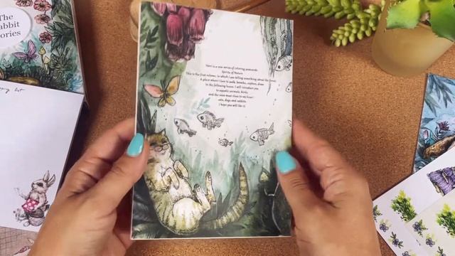 THE RABBIT STORIES ? Coloring Postcards by @karolinakubikowska7264 (flipthrough) смотреть онлайн