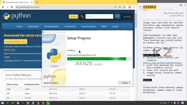Cara install python 3.10.2 di windows 10 X64 смотреть онлайн