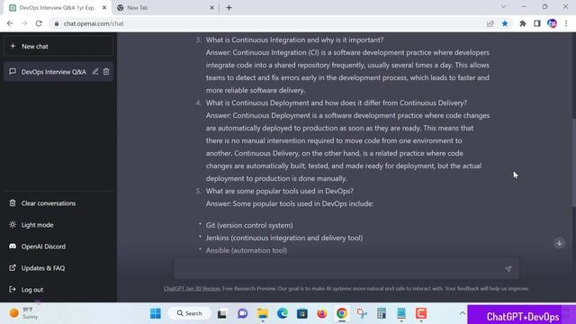 ChatGPT - DevOps interview questions and answers for 1 year experience смотреть онлайн