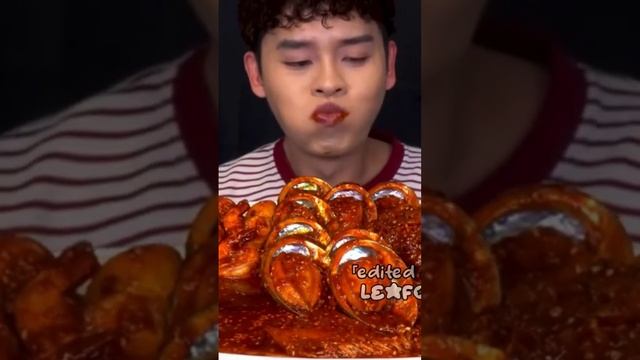 ASMR MUKBANG #морепродукты#креветки #грибы #асмр #еда смотреть онлайн