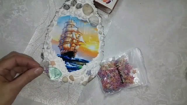 Декор бутылки в морском стиле.Подарок на 23 февраля. Декупаж. Декор в технике терра с ракушками. смотреть онлайн