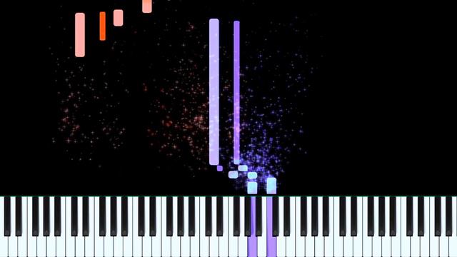 Howls Moving Castle Piano Tutorial Synthesia смотреть онлайн