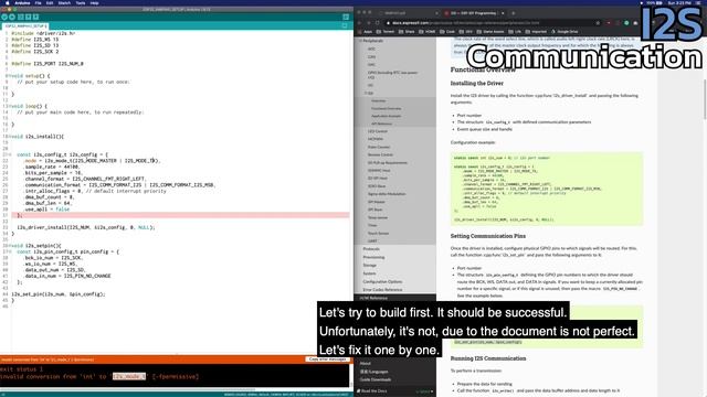 ESP32 | INMP441 | Tutorial - [Part.0] Set up I2S for Microphone смотреть онлайн