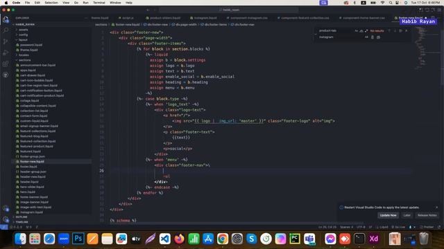 How to Create Custom Footer In Shopify | Figma to Shopify | Shopify Theme Development | Part 17 смотреть онлайн