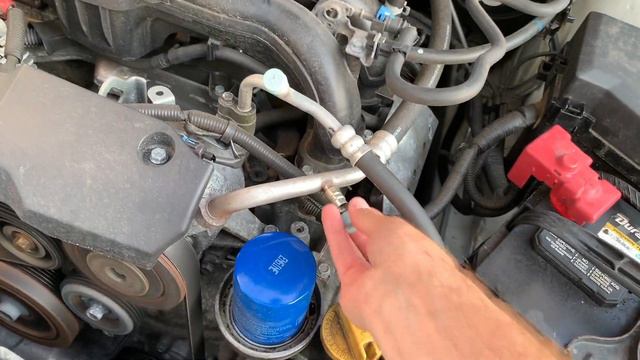 How to Recharge A/C System on a 2016 Subaru Impreza | Fixed Rattling A/C Compressor смотреть онлайн