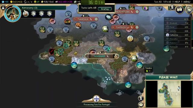 Sid Meier's Civilization V Conquest of the New World Deluxe Scenario 1:14:17.59 смотреть онлайн