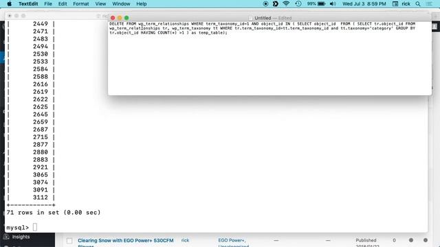 Removing 'Uncategorized' from Categorized Wordpress Posts (using SQL) смотреть онлайн