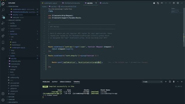 18 - Save Wishlist Data to Database in Laravel Shopify App смотреть онлайн