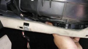 Снятие вентилятора печки пассат сс