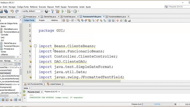 Sistema Pizzaria Java - Aula 08 - Criando classe DAO смотреть онлайн