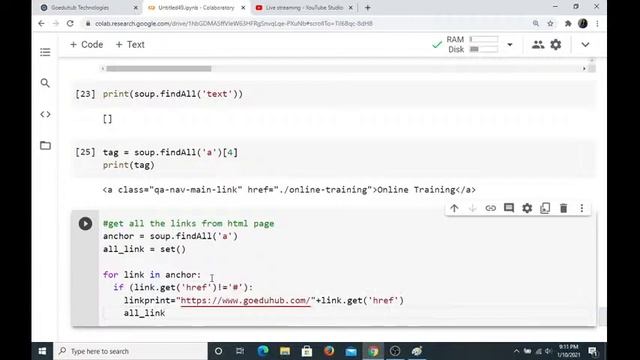 Online Certified Winter Training in Machine Learning Using Python: Class-13 смотреть онлайн