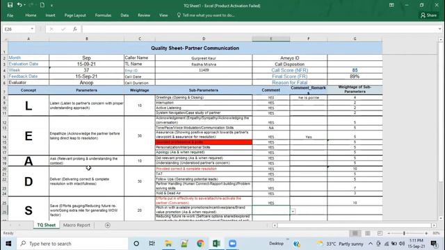 Automate Quality Audit Sheet смотреть онлайн