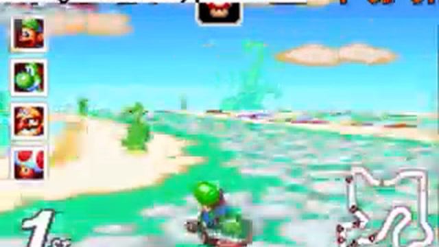 Game Walkthrough-Mario Kart Super Circuit GBA-Lightning Cup-Sky Garden смотреть онлайн
