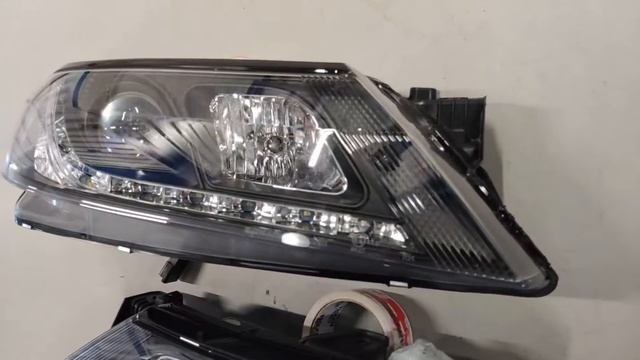 Передние фары для RENAULT Laguna II (00-05), черные смотреть онлайн