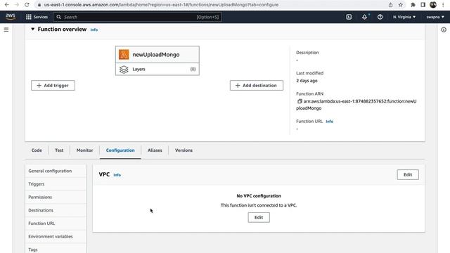 AWS | Connect EC2 port from lambda | Secure Mongo Hosted on EC2 | Mongo смотреть онлайн