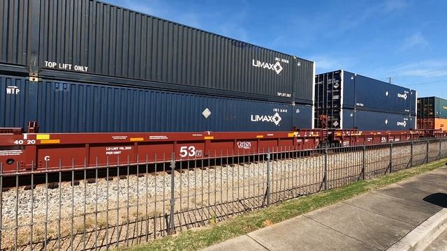 CSX I029 with Rebuilt SD70MAC CSX 4567 Leading смотреть онлайн
