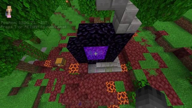 Minecraft pe 1.18 seed speedrun - Village & pillage with stronghold early / Portal with 2 Fortress смотреть онлайн