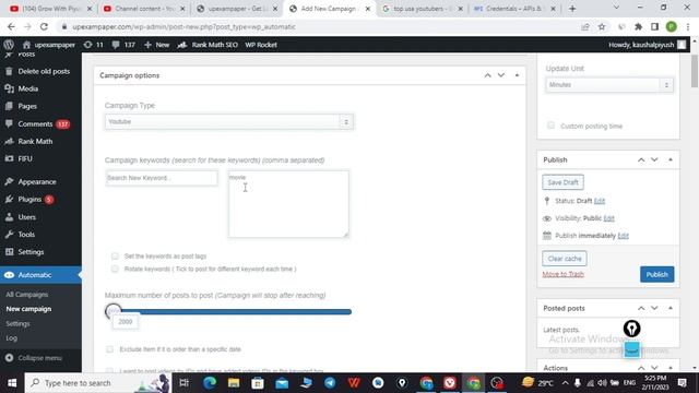 Auto Blogging से कैसे कमाएं 500$ महीना ? || Wp Automatic Plugin Tutorial | Ep-07 @piyushkvideos смотреть онлайн