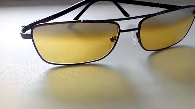 Антифары, линза-стекло, металлическая оправа смотреть онлайн