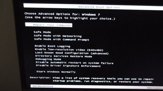How to access System Recovery Options (Windows 7) смотреть онлайн
