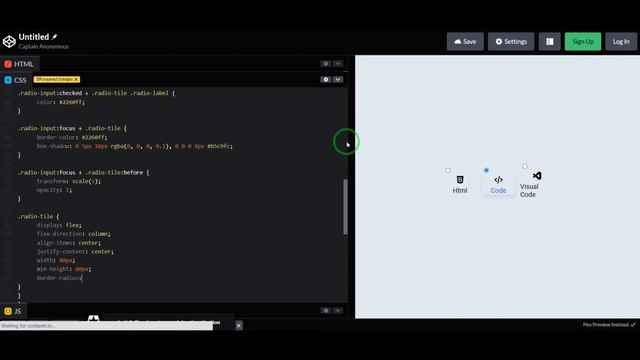 How To Make Custom Radio Buttons With Cool Effect Pure CSS смотреть онлайн