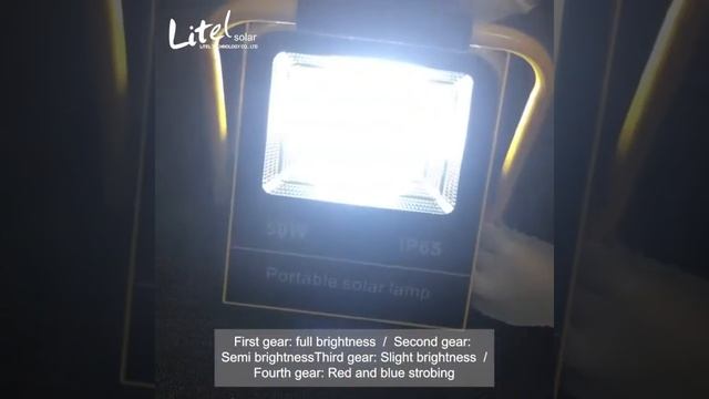 Portable Solar LED Flood Lights - Rechargeable смотреть онлайн