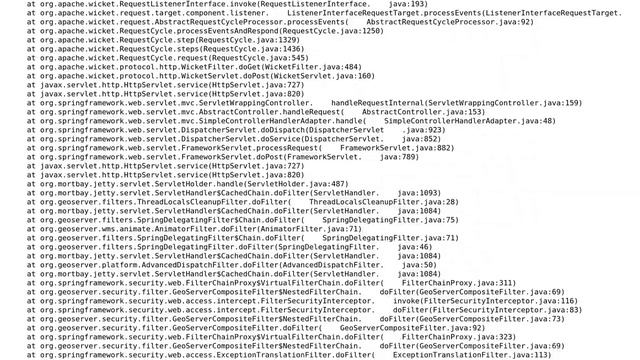 GIS: Geoserver crashing permgen space error смотреть онлайн