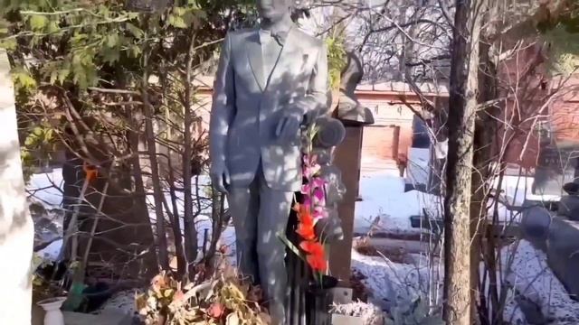 #928.Делают памятник В.В Жириновскому.Новодевичье кладбище.Приехал муж из Москвы. смотреть онлайн