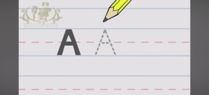 Write the letter A | The Singing Walrus