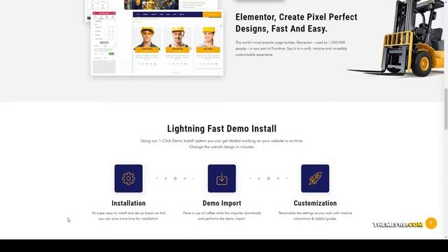 Facmaster - Factory and Industrial WordPress Theme industrial manufacturing Easy Create Website смотреть онлайн