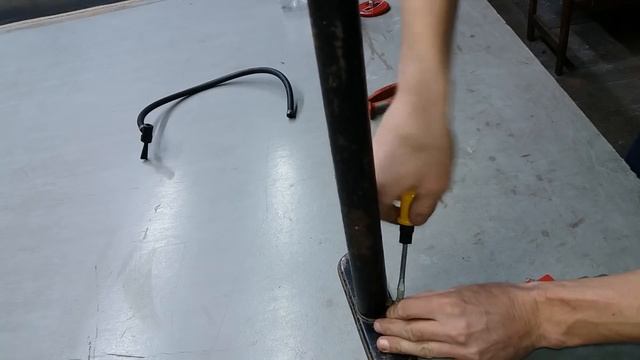 Вакуумный насос из ручного автомобильного насоса. смотреть онлайн