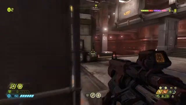 Прохождение Doom Eternal - Комплекс Комитета. Открыть огонь с западной турели по щупальцу #9 смотреть онлайн