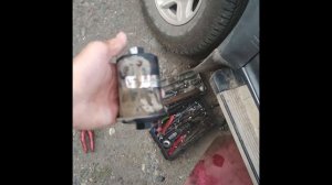 Замена топливного фильтра тонкой очистки в своем Toyota Land Cruiser Prado 90 95. Двигатель 5VZ-FE