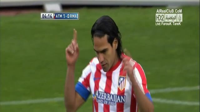 أتليتيكو مدريد و ريال مدريد - هدف فالكاو - [27/4/2013] يوسف سيف [HD] смотреть онлайн
