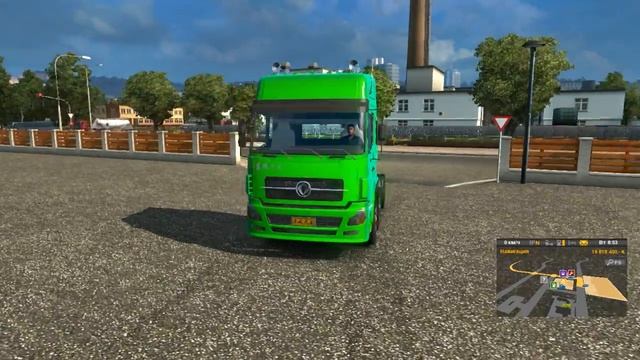 Euro Truck Simulator 2. Мод: DONGFENG 420. (ссылка на мод в описании) смотреть онлайн