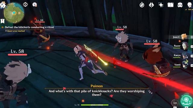 Genshin Impact - Search for sword of brilliant valor an shield of honor Quest Guide смотреть онлайн