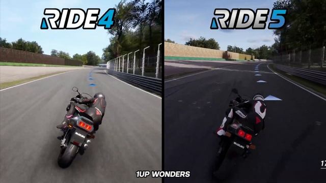 RIDE 4 Vs RIDE 5 - Graphics & Gameplay Comparison (PS5)