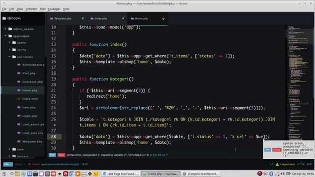 Membangun Olshop sederhana dengan CodeIgniter Part 26 : Menambah Fitur Kategori Untuk User смотреть онлайн