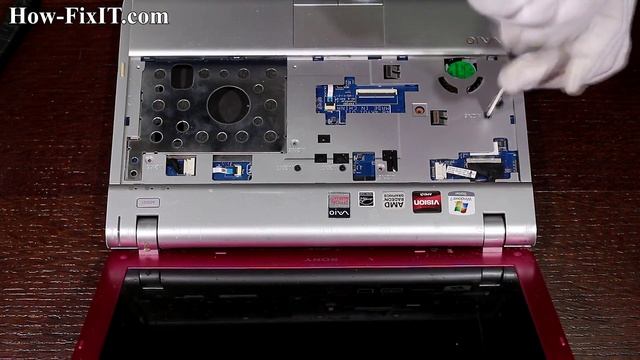 How to reassemble laptop Sony VAIO PCG-31311W смотреть онлайн