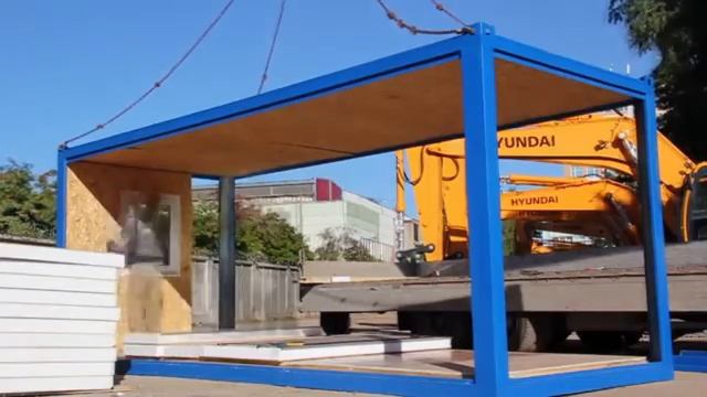 Вагончики жилые утепленные для проживания Экобокс смотреть онлайн