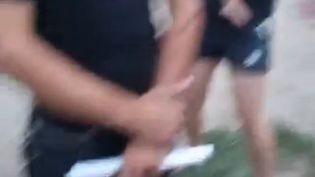 У Каргополова Олега Владимировича изымают травматический пистолет на собрании в "ДНТ" Ромашка"., смотреть онлайн