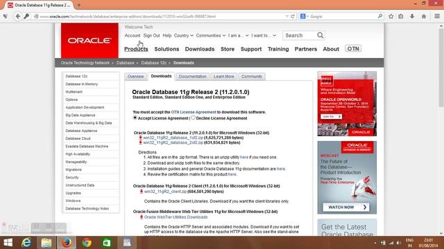 How to download Oracle 11g 32 bit for Windows PC смотреть онлайн